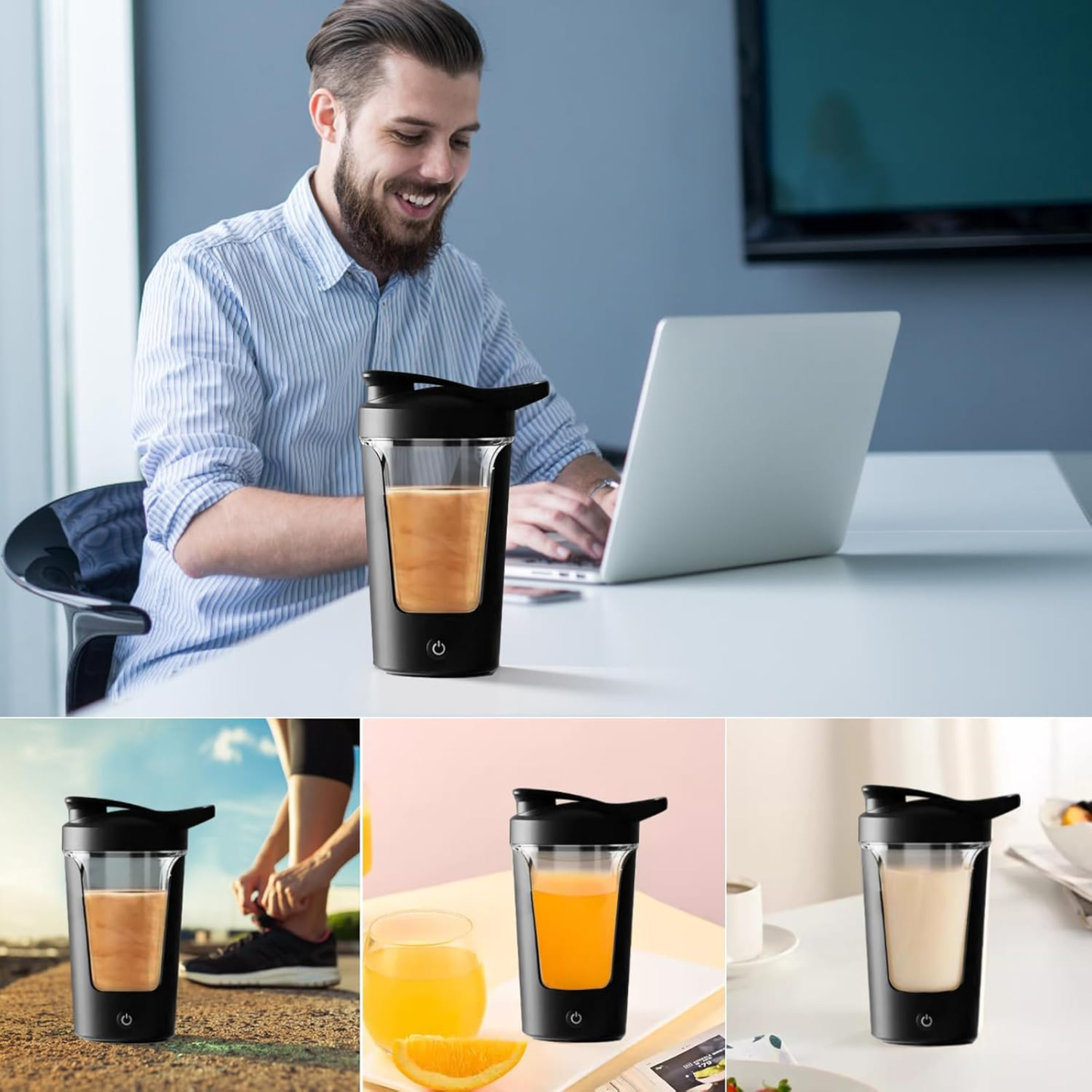 Shaker Mezcladora 450 ml – Ideal para Batidos
